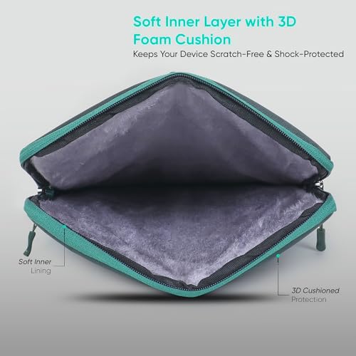 Image of Phantom Dark Green 16-15 .6 Inch Laptop Sleeve Bag with Handle | Laptop Case | for All 16 Inch Laptops | Waterproof Laptop Sleeve /Cover | Soft Inner Layer