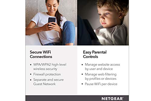 NETGEAR Nighthawk R7350 AC2400 Router: Fast Beamforming Wi-Fi for Gaming, 4K UHD Streaming. 2400Mbps, 2500 Sq Ft, QoS… - Image 7