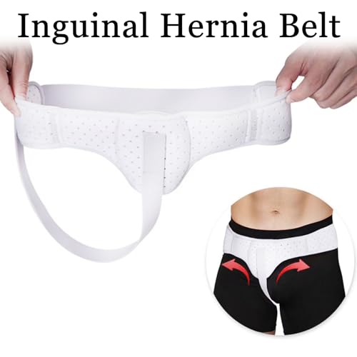 Faja de soporte para hernia inguinal talla L blanca miniatura 2
