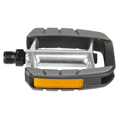 VP Comp Antideslizante Pedal Cuerpo de Aluminio, Negro/Plata, One Size Cover