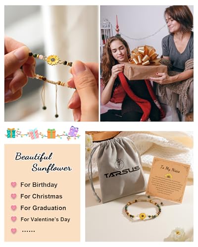 Image of Tarsus Sunflower Gifts for Women Teens - Positivity, Love & Strength