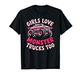 Photo Gallery le ragazze amano monster trucks too racing fan maglietta Photo Gallery le ragazze amano monster trucks too racing fan maglietta