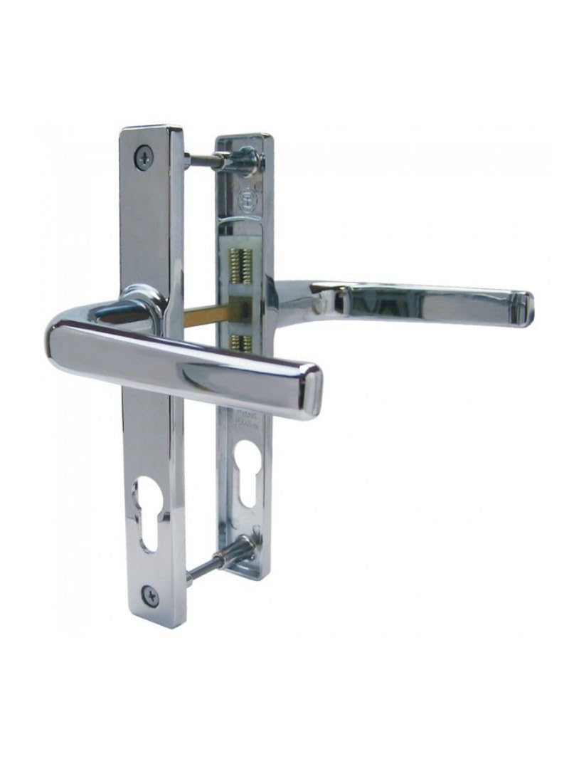 Gardinia Polished Chrome Sprung Door Handle 180Mm Screw Fix 70Pz Old Ferco Lock Match