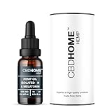 CBHOME Oils - Aceite de Semilla de Cáñamo Isolated 15% + ISO-N 5% - 10 ml - Base de Coco y Semilla de Cáñamo Ecológico - Prensado en Frío - Sin Aditivos - 100% Vegetal - Certificado Ecológico UE