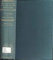 The THOUGHT & CULTURE OF THE ENGLISH RENAISSANCE. An anthology of Tudor prose 14 B001KUY8MA Book Cover