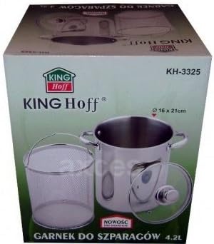 4.2 L ASPARAGUS POT Stainless Steel Asparagus Steamer
