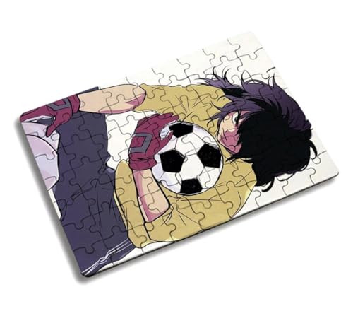 Merchandmanía Puzzle Pequeño tamaño Aprox. A5 de 63 Piezas ed Warner Portero Oliver y Benji Serie Dibujos Rompecabezas puzle
