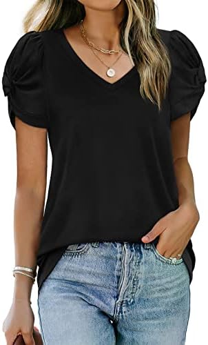 Dames schoudervrij shirt licht zomer korte zomershirts outdoor 2024