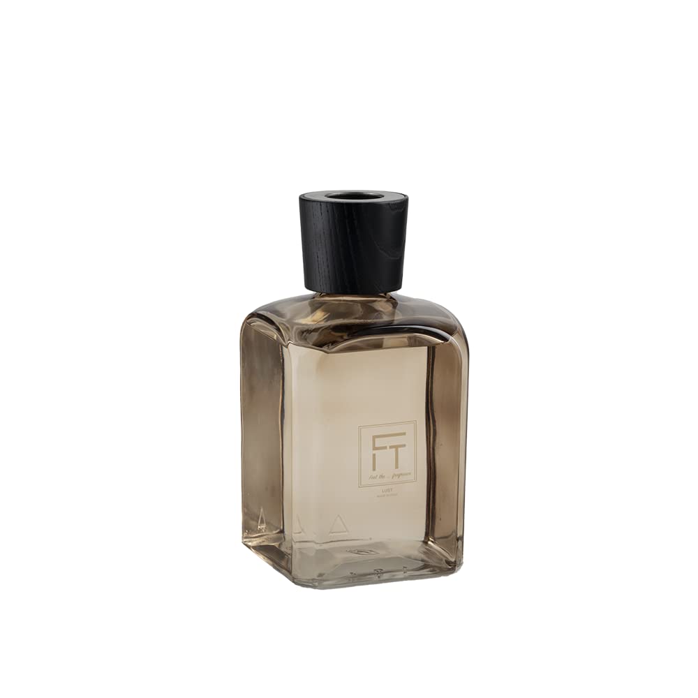 Difusor grande con varillas de cristal ámbar con fragancia floral de Gardenia y nenúfar Lust - 2500 ml.