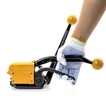 Steel Strapping Tool A333 Stainless Manual Belt Packaging Banding Machine Metal Free Buckle Packing for Width 1/2