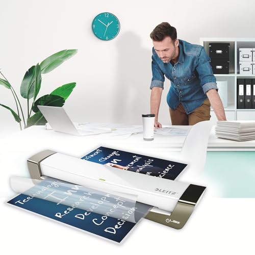 LEITZ iLAM Office A3 - 2 rulli - Argento