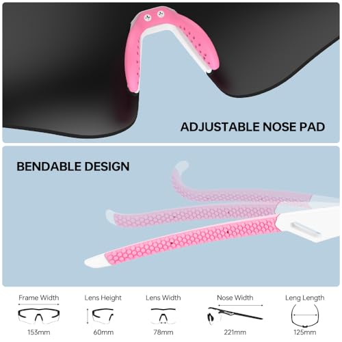 Image of Polarized Running Sunglasses for Men Women Ultra-Comfort, UV400 Protection | 22g Lightweight TR90 Frame & Adjustable Silicone Nose Pads Wraparound Sports Sun glasses for Cycling Baseball Hiking Fishing