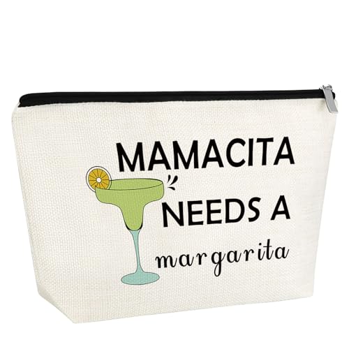 Drinking Lover Gift for Women Margarita Lover Gift Makeup Bag Tequila Cocktail Present Cosmetic Bag Girl Bartender Trip Bachelorette Party Christmas Birthday Present for Sister Bff Travel Pouch