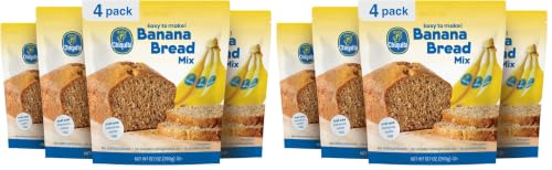 Image of Chiquita Banana Bread and Muffin Mix - Moist, Easy-to-Make, No Preservatives - Just Add Bananas, Egg and Water - 13.7 Oz (Pack of 8)