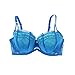 Betsey Johnson Women's Eyelet-Lace Three-Section Foam Demi Bra