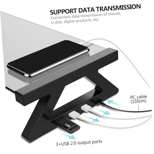 KALLORY base para laptop con puerto USB ergonómica miniatura 2