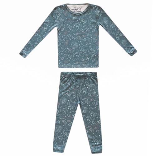 Copper Pearl Two Piece Long Sleeve Toddler Pajamas PJ Sets for Boys and Girls - Adorable Pattern Pajamas, Breathable Fabric to Keep Cool While Sleeping, Sizes 12 Months to 5T - Hogwarts™