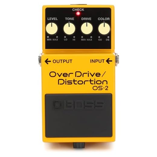 Pedal BOSS OS-2 Overdrive/Distortion — Distorsión y saturación juntas