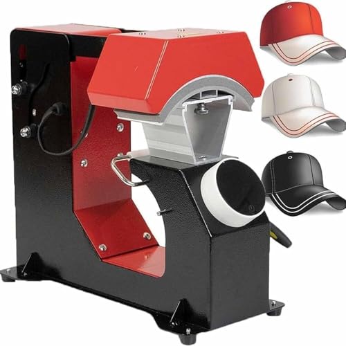 Máquina automática para termosellado de gorras con 3 platinas intercambiables miniatura 1