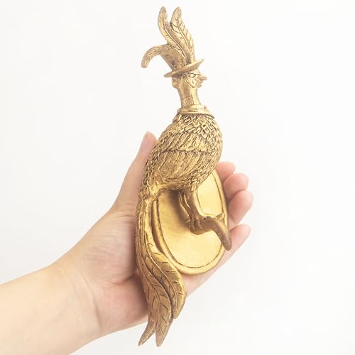 Kvttoza Halloween Bird Wall Mount Decor Animal Sculptures Wall Decor Wall Hanging Art Decor Resin Animal Head Wall Hanging Decoration For Living Room Bedroom Kitchen Office Gift For Birthday Christmas thumb #8