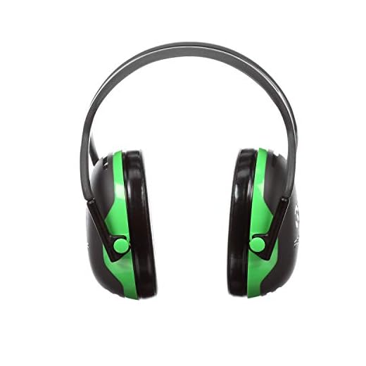 3M Peltor X1A Over-the-Head Ear Muffs, Noise Protection, NRR 22 dB, Construction, Manufacturing, Maintenance, Automotive, Woodworking