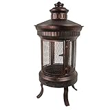 feuerschale gusseisen 80 cm durchmesser Funkenschutzgitter ACTIVA Feuerstelle \