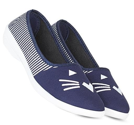 Latest Collection Women & Girl’s Striped Ballerinas Pack of 1 – Synthetic Closed Back Shoes-picture-41