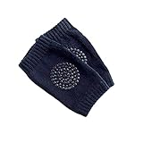 Baby Knee Pads Soft Cotton Breathable Toddler Baby Knee Pad Suitable For Baby Crawling Knee Protective Navy Deft and Fashion