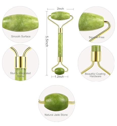 BLAXSTOC Jade Roller & Gua Sha Tool Set 4 99 g - Image 4