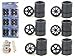 Black Replacement Rims For 1/24 Scale Cars & Trucks