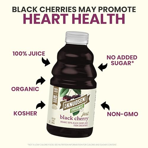 Image of R.W. Knudsen Organic Just Black Cherry from Concentrate, 32 fl oz (Pack of 1)