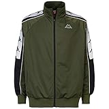 chaquetas kappa hombre Cierre con cremallera Kappa 222 BANDA KAROL G RIDER, Chaqueta, Unisex, Verde, M