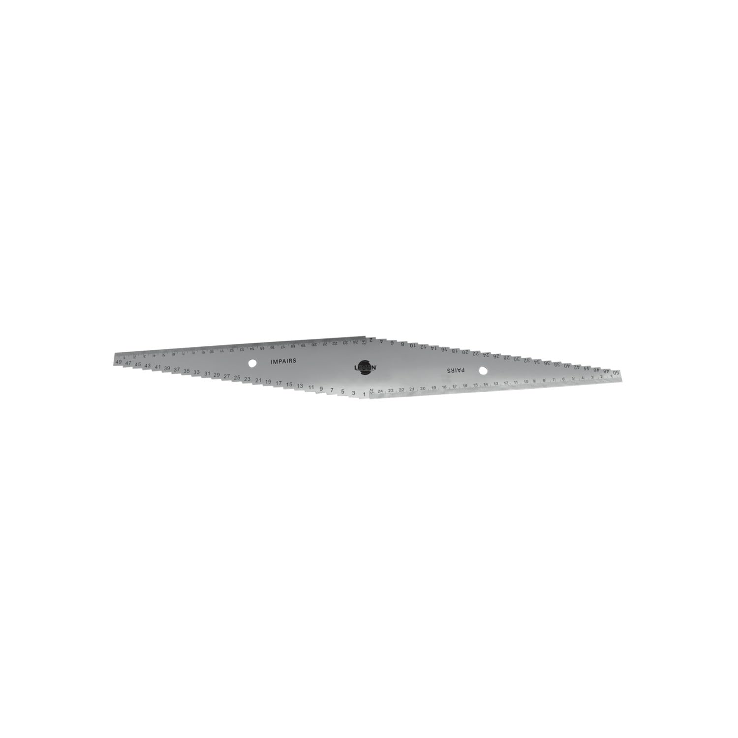 REGLET DE TOUPILLEUR 500X65X2 GRADUE RECTO/VERSO - 380.700.500 - LEMAN