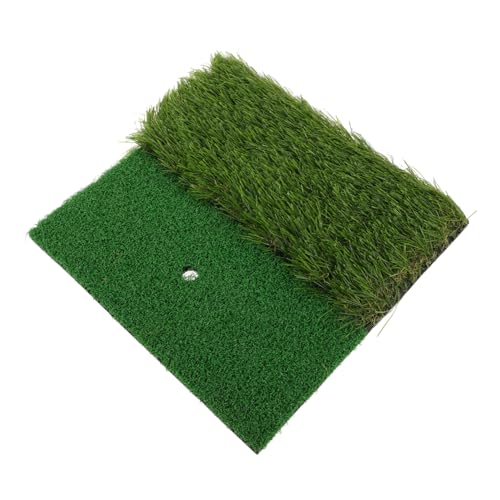 Toddmomy Golf Practice Mat Indoor Realistic Golf Turf Hitting Pad for Golfers Portable Training Mat Golfing Accessories