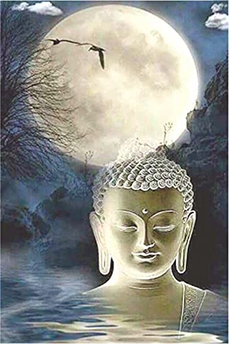 Diamond painting grande taille lune 70x140cm kit complet