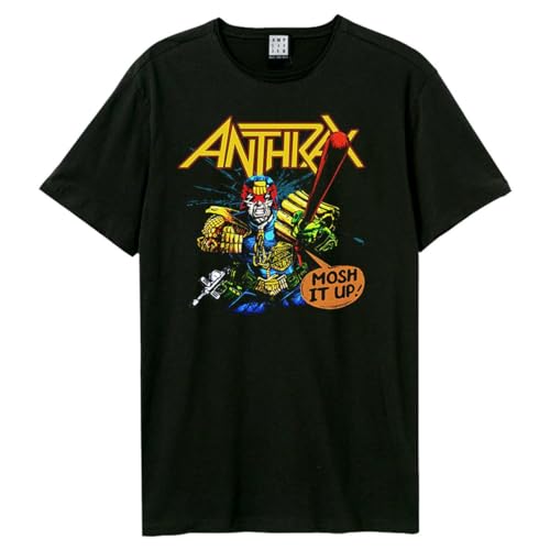 Amplified I Am The Law Anthrax T-Shirt - Black, L