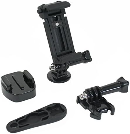 Action Mount® - Locking Smartphone Mount Accessory Setup. Tripod Adapters, Quick Clip, Screw Adapter, Spring Loaded Smartphone Holder, Wrench. (Phone Mount Setup)