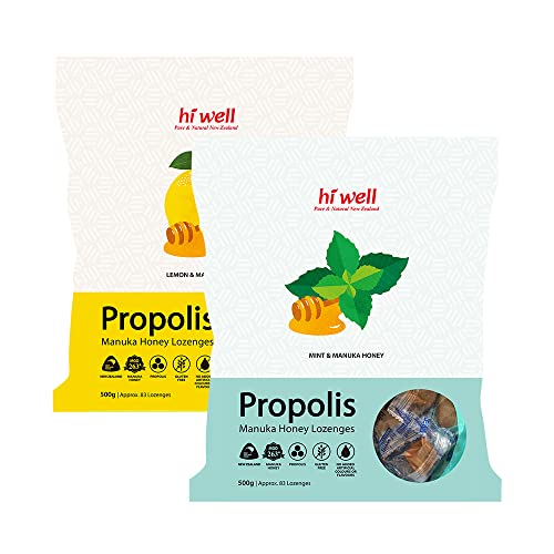 Lozenges Pack Hi Well Propolis Manuka Honey 500g miniatura 1