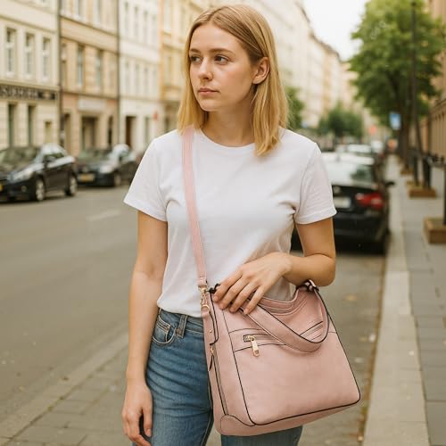 Image of Purses For Women Handbags And Wallet Set Large Hobo Crossbody Bag Ladies Purse Totes 4 PCS | And Wallet Set