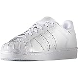 adidas Originals Mens Super Star Sneaker, White/Core White/White, 8.5 US
