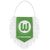 Größe: ca. 14 x 10 cm VfL Wolfsburg Autobanner Auto Wimpel Banner Autowimpel - Plus Lesezeichen Wir lieben Fußball