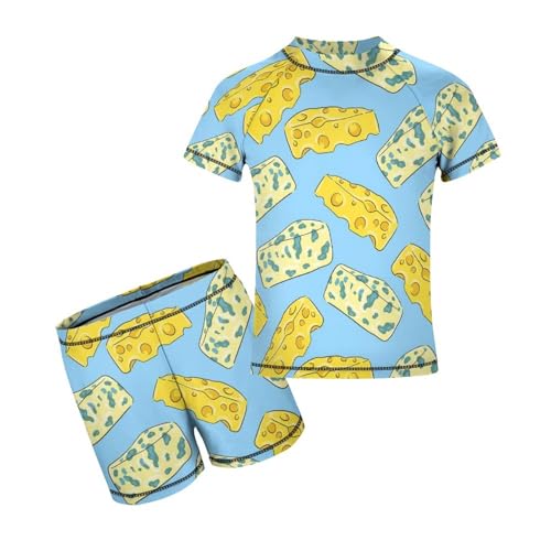 Cheese and Blue CheeseChildren's Swimsuits Boys Two Piece Suit7-9Y（120cm）
