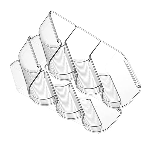 Soporte para botellas de vino x2 plástico miniatura 1