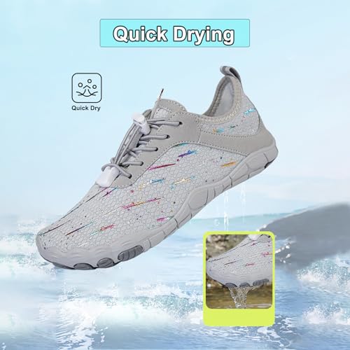 Image of Hike Barefoot Shoes Women Men Pro Water Footwear Wide Toe Box Non-Slip Unisex Athletic Outdoor Running Shoes