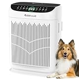 Air Purifiers for Home Large Room up to 3000 Ft², ZXBEER HEPA Double-Sided Air Purifier with Washable Filter, PM2.5 Air Quality Sensor, Aroma, 20dB Sleep Mode, Air Cleaner for Pets Bedroom (White)