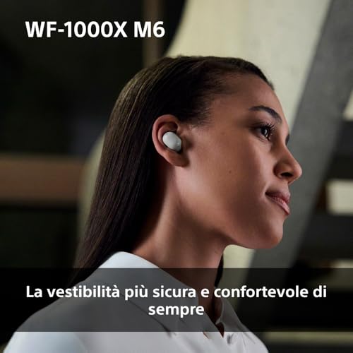 Sony WF-1000XM6 Auricolari Wireless, Nero - 6