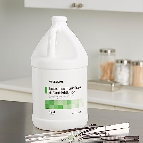 McKesson Instrument Lubricant & Rust Inhibitor - Non-Mineral Oil Formula, Corrosion Protection, and Smooth Performance for Long-Lasting Instrument Care - 1 Gal., 1 Count, 1 Pack