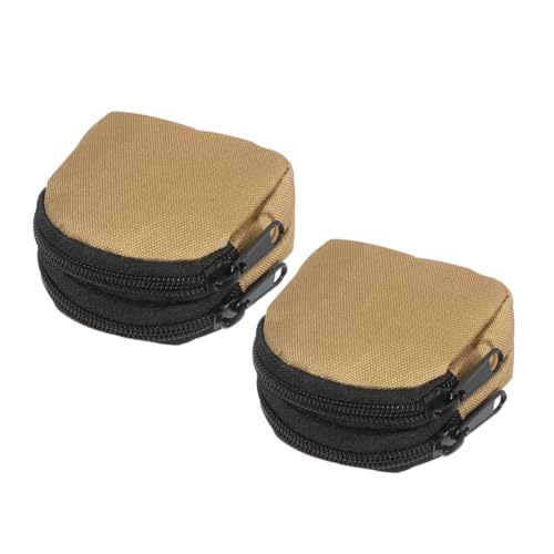 BESPORTBLE Mini Coin Purse with Zipper Portable Key and Earphone Holder Waterproof Waist Pouch for Women and Men Compact Organizer for Cash and Cards Convenient Storage Bag