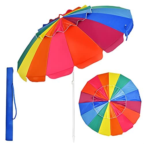 Tangkula 8FT Beach Umbrella