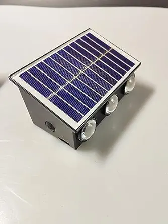 Abwin Overseas Solar Garden Light for Outdoor Dual Sensor Home Decoration Red Green Blue Light (6 Watts)